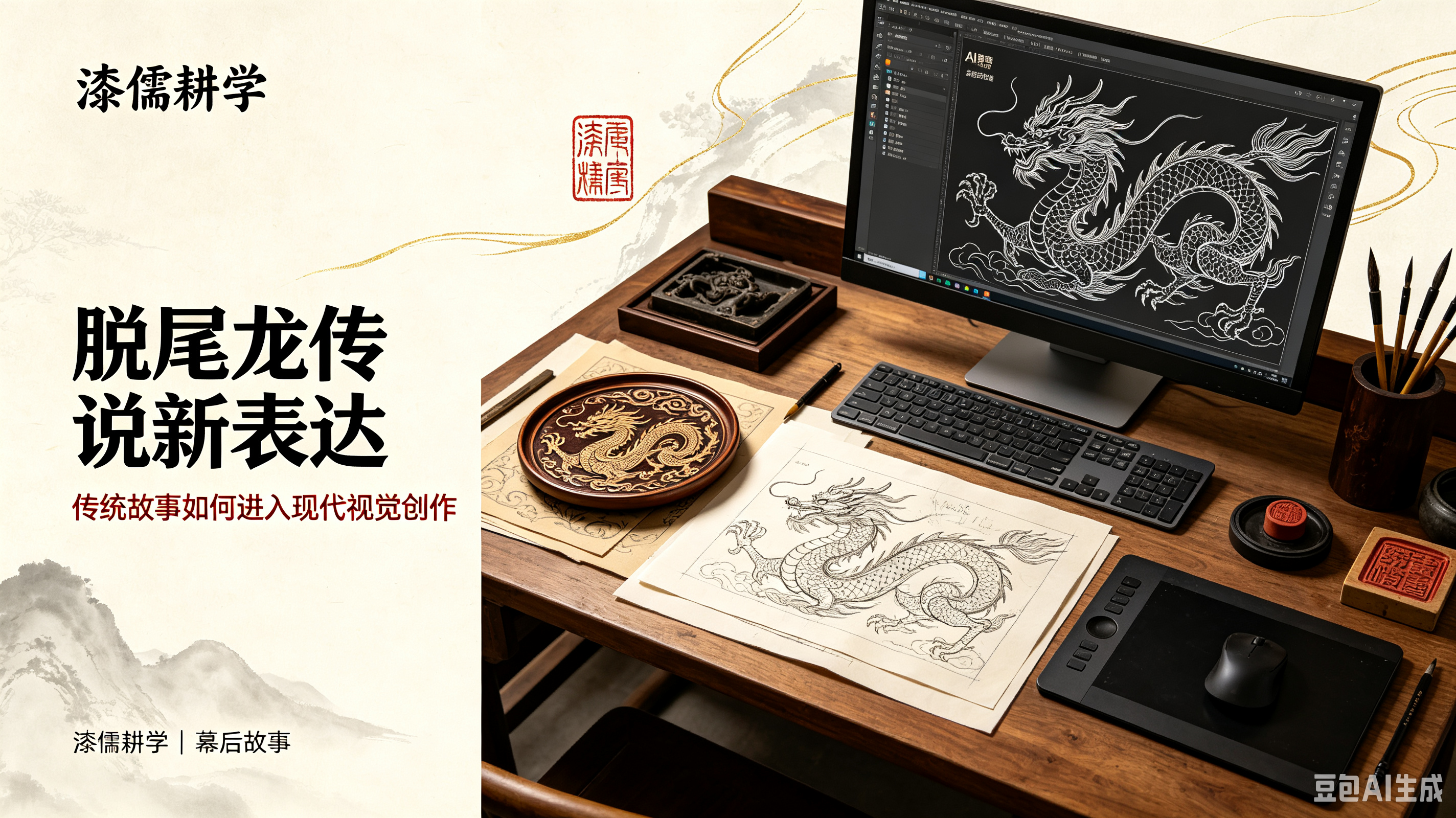 脱尾龙传说新表达：传统故事如何进入现代视觉创作